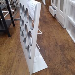 ★リユースのサカイ水戸店★スリッパラックホワイトH58.5×D18×W60クリーニング済みMT6105の画像