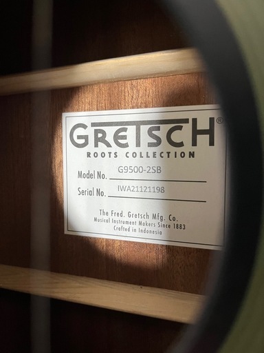 Gretch Jim Dandy アコースティックギター　G9500-2SB