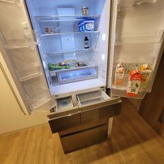 【超美品】Panasonic 冷蔵庫　NR-F505HPX-N ほぼ新品行＊オーストラリア人駐在員の画像