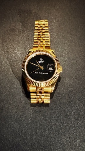新品、送料無料　限定　RELAX (Rolexではない)デイトジャスト　自動巻き　メンズ　ロレックスではなくリラックス