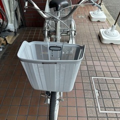 ★美品★BRIDGESTONE（ブリヂストンワゴン）三輪車　シルバーの画像