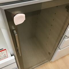 A-470★ジモティ割引あり★【リユースのサカイ野々市店】 レンジ台  白 W(幅)120×D(奥行き)46×H(高さ)92cm ※クリーニング済みの画像