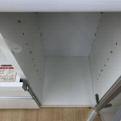 A-470★ジモティ割引あり★【リユースのサカイ野々市店】 レンジ台  白 W(幅)120×D(奥行き)46×H(高さ)92cm ※クリーニング済みの画像