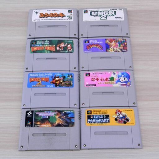 スーパーファミコン 本体 ゲームソフト10本セット マリオカート