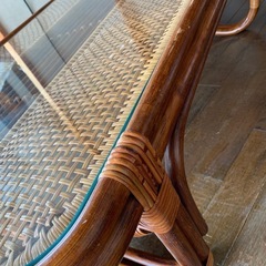 ラタン(藤製品)平テーブルの画像