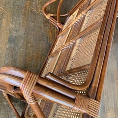 ラタン(藤製品)平テーブルの画像