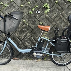 中古Panasonic電動アシスト自転車　8Ah 大阪 PANASONIC電動アシスト自転車ビビLUELLU43（24インチ）中古7