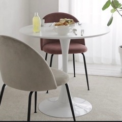 【韓国インテリア】カフェテーブル　丸テーブルの画像