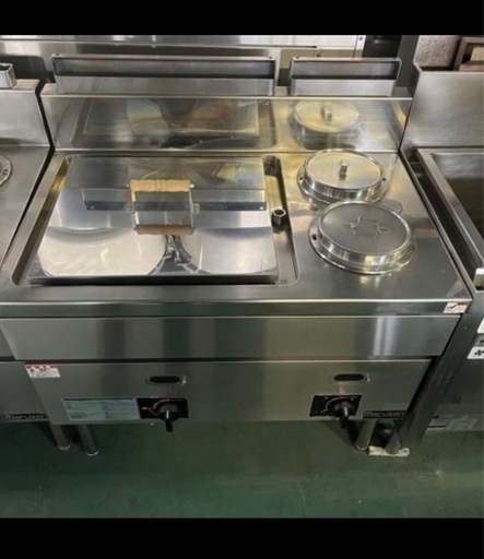 マルゼン　ガスウォーマーテーブル　MGS-096CX　ゆがき槽付 業務用 【美品】②