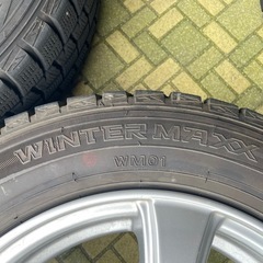 【引取限定】VIOLENTOホイール、DUNLOPスタッドレス4本セット　165/70R14 81Qの画像