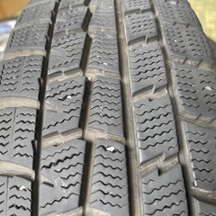 【引取限定】VIOLENTOホイール、DUNLOPスタッドレス4本セット　165/70R14 81Qの画像