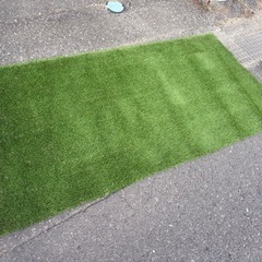 人工芝　奥行き100cm x 横幅200cm 3枚　奥行き51cm x 横幅102cm 2枚の画像