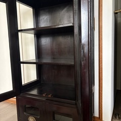 バリ家具ーコレクションケース＆食器棚 の画像