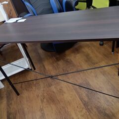 ★リユースのサカイ水戸店★デスクダークブラウンH71.5×D45.5×W110.5クリーニング済みMT6112の画像