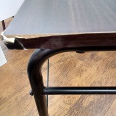 ★リユースのサカイ水戸店★デスクダークブラウンH71.5×D45.5×W110.5クリーニング済みMT6112の画像