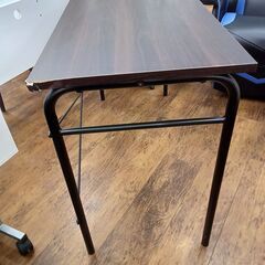 ★リユースのサカイ水戸店★デスクダークブラウンH71.5×D45.5×W110.5クリーニング済みMT6112の画像