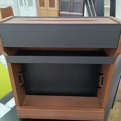 ★リユースのサカイ水戸店★ラックブラウン＆ブラックH44.5×D14.5×W40クリーニング済みMT6113の画像