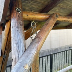 【お話し中】お庭ブランコの画像