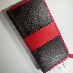 【新品未使用】COACH コーチ F54630 レッドの画像