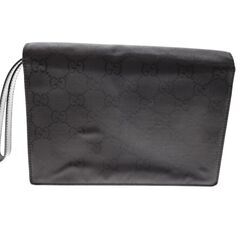 GUCCI（グッチ） セカンドバッグ GG柄 ブラック メンズ　マイクロGG 金具　鍵付きの画像