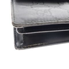 GUCCI（グッチ） セカンドバッグ GG柄 ブラック メンズ　マイクロGG 金具　鍵付きの画像