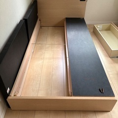 ナフコ　シングルベッドの画像