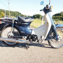 低走行スーパーカブ4速セル付車実働 原付 富山、石川、金沢の画像
