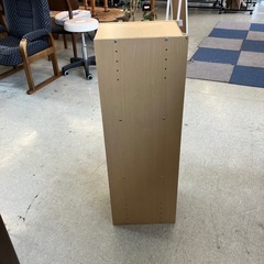 A2511-071 スリムボックス 3段 ナチュラル スキマ収納 キズ汚れ有りの画像