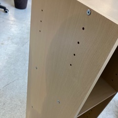 A2511-071 スリムボックス 3段 ナチュラル スキマ収納 キズ汚れ有りの画像