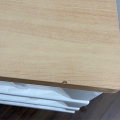 ニトリ 木製3段ボックスの画像