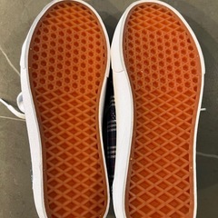 【未使用】　vans スニーカー　デニム生地　ローカットスニーカーの画像