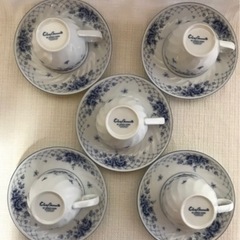 【未使用・美品】★昭和レトロ★SANGO CHINA★カップ&ソ－サ－5客セットの画像