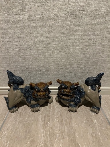 シーサー　狛犬　陶器　置物　魔除