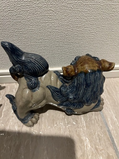 シーサー　狛犬　陶器　置物　魔除