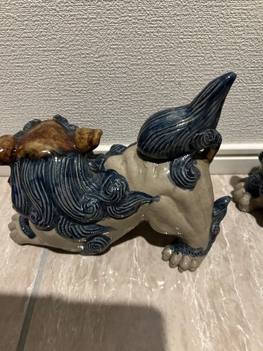 シーサー　狛犬　陶器　置物　魔除