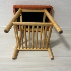 スツール　オレンジの画像