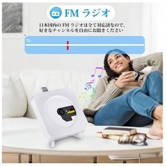 CDプレーヤー　壁掛け　卓上　リモコン付き　Bluetooth 音楽　英語学習 語学学習の画像