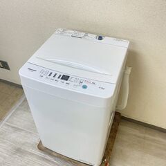 中古家電セット(冷蔵庫 ELSONIC 148L 2021年製 EH-R1482F 洗濯機 Hisense 4.5kg 2020年製 HW-E4503)の画像
