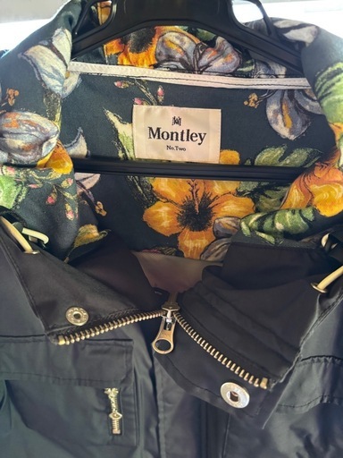 Montley No.Two ブラック ナイロンジャケット