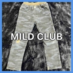 【MILD CLUB】迷彩柄裏起毛ズボン【120】