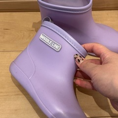 長靴　女の子　17センチの画像