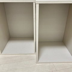 カラーボックス2個の画像