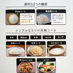 新品 ルームメイト 3合炊き コンパクト炊飯器  OKAMEDAKI マイコン RM-204H シンプル機能 炊飯ジャー ホワイト 白 キッチン家電 ３合 札幌市 中央区 南12条の画像