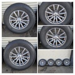 現行ハイラックス　ブリヂストンのSUV4x4専用スタッドレスタイヤ「BLIZZAK DM-V3」265/65R17の画像