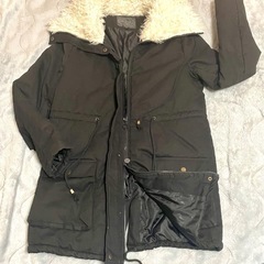 【ファー付き】レディースコート(ブラック)の画像