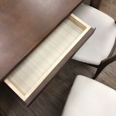 【ジャングルジャングル広陵店】家具　大塚家具　ダイニングセット4人用　ブラウン　【ジモティー特別価格】の画像