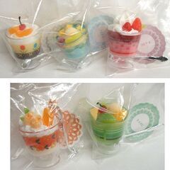 ミニチュア トイズスピリッツ レトロデザート グラスマスコット 1＆2 計10種セット　ミニフィギュア カプセルトイ　☆ PayPay(ペイペイ)決済可能 ☆ 札幌市 豊平区 平岸 平岸店の画像