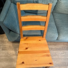 木製イスの画像