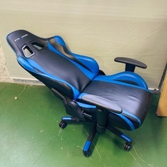 ゲーミングチェア　GTR ACING デスクチェア　オフィスチェア　リクライニング　現状品　の画像