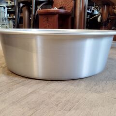 レトロ ホクセイ アルミ たらい タライ 42cm 大型　/MJ-1302 2Fの画像